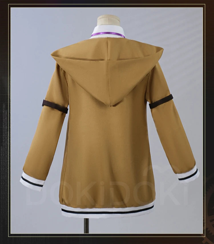 Makise Kurisu Cosplay Costume Game Steins Gate Cosplay【S-2XL】DokiDoki-N Women Uniform Costume Makise Kurisu Cosplay Plus Size