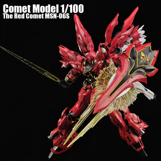 COMET Model MSN-06S The Red Comet MG 1/100 Sinanju GK Sytle Assembly Model Kit Plastic Model Kits Action Figure Toy