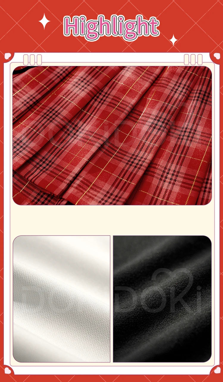 Hinamori Amu Cosplay Costume Anime Shugo Chara! Cosplay DokiDoki-SR Women Cute School Uniform JK Hinamori Amu Cosplay