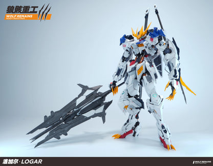 WOLF REMAINS HEAVY INDUSTRIES 1/60 PG Wolf King Barbatos Head Light Cluster Assembly Model Kit Collectible Toy Gift