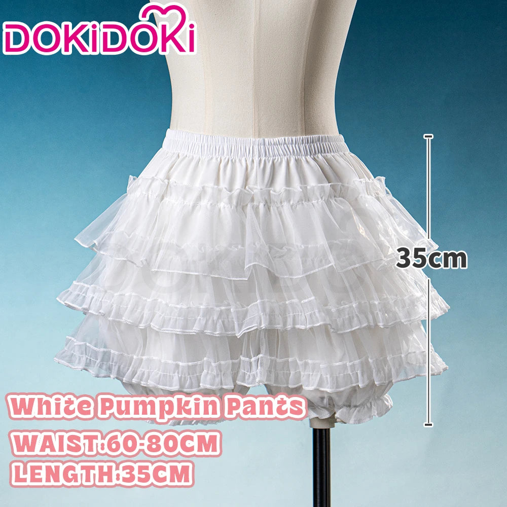IN STOCK Underskirt Petticoats Bustle Cosplay Props DokiDoki Halloween Skirt Dress Petticoats Long Short White Black Bustle