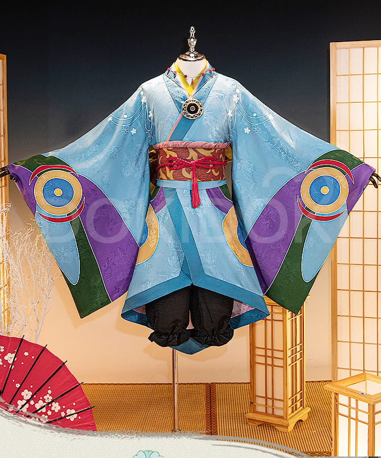 IN STOCK Kusuriuri Cosplay Costume Anime Mononoke【S-3XL】DokiDoki-R Men Kimono Costume Kusuriuri Cosplay Halloween