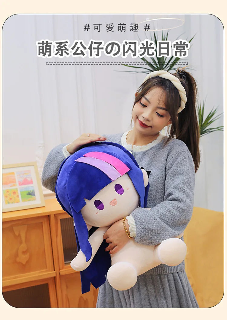 Kawaii 30/40/50cm  Movie Peripheral Cute Colorful Pony Cotton Doll Plush Toy Girl Soothing Sleep Pillow Birthday Gift Girl Doll