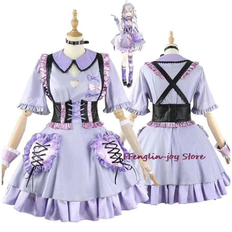Sukoya Kana Cosplay Costume Set Asian Size Polyester