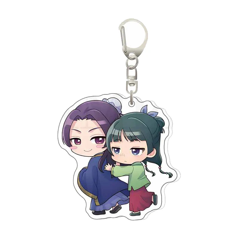 Anime The Apothecary Diaries Maomao Keychain Jinshi Gyokuyou Cosplay Gaoshun Rouran Backpack Pendant Kids Girls Birthday Gifts