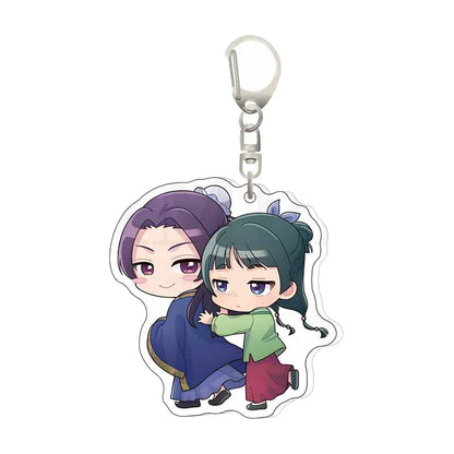 Anime The Apothecary Diaries Maomao Keychain Jinshi Gyokuyou Cosplay Gaoshun Rouran Backpack Pendant Kids Girls Birthday Gifts