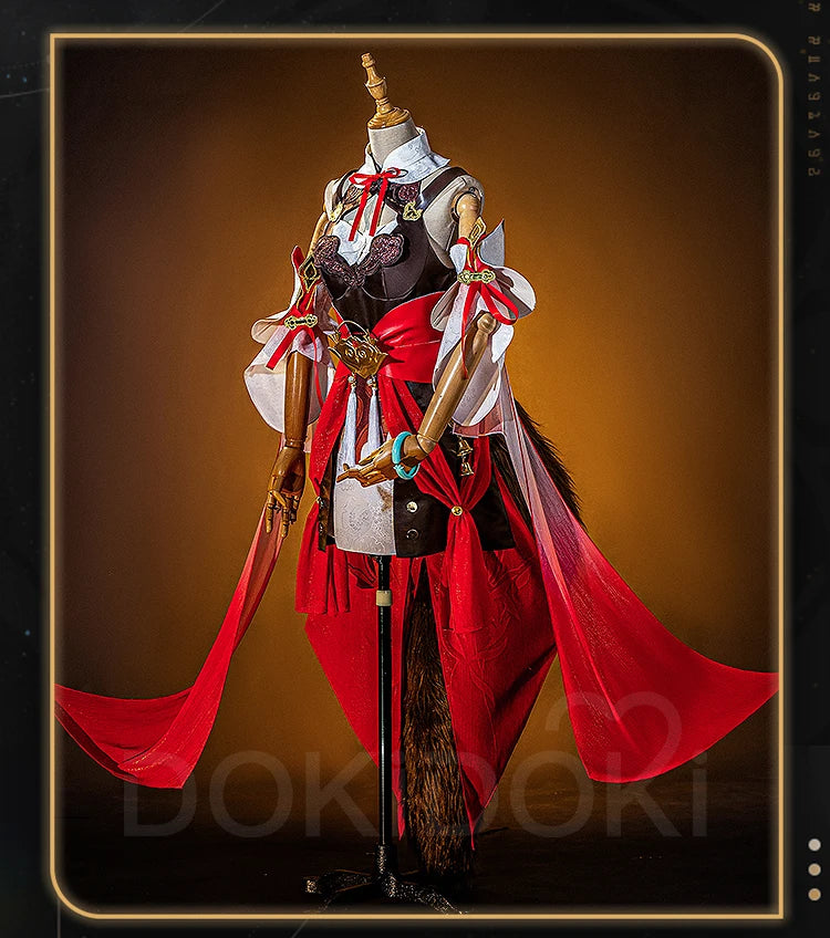 IN STOCK Tingyun Cosplay Game Honkai: Star Rail Cosplay【XS-2XL】DokiDoki-R Women Costume TingYun Shoes Wig Tail Cosplay Plus Size
