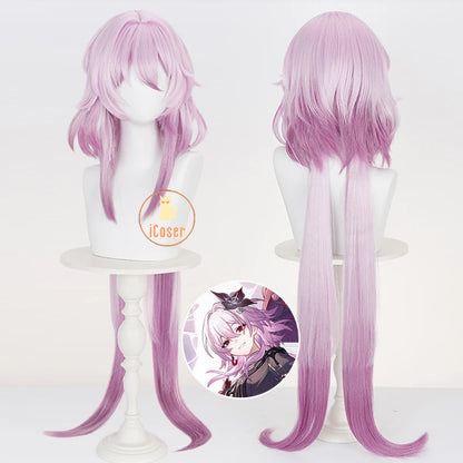 Honkai Star Rail Evernight March 7th Cosplay Costume Wig Dress Headwear Mysterious Foreign Guest Amphoreus Halloween Party Women