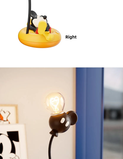 Mickey Figurine Night Light Cartoon Mickey Mouse 3d Doll Reading Lamp Cute Desktop Decor Statue Creative Desk Lamp for Kids Gift