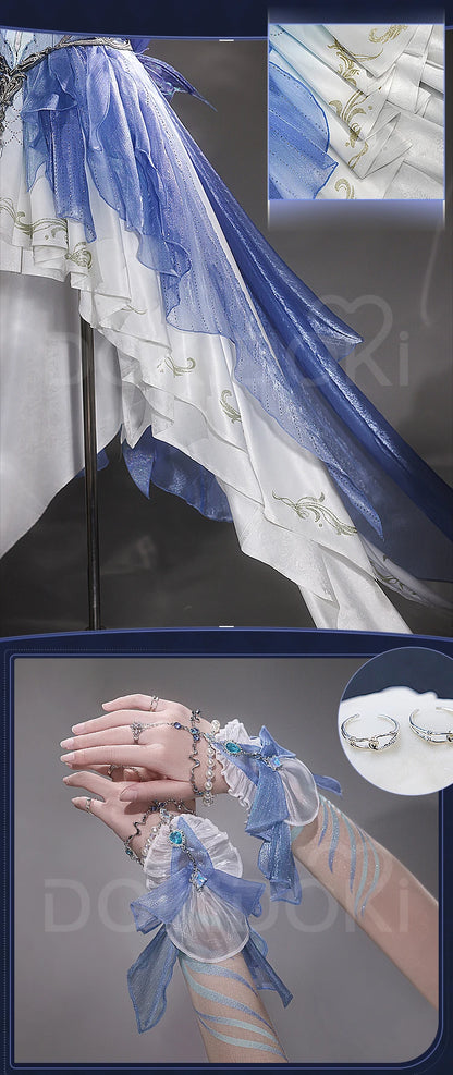 Heroine MC Deepsea Waves Cosplay Costume Game Love and Deepspace DokiDoki-SR Bride of the Sea God Rafayel Cosplay