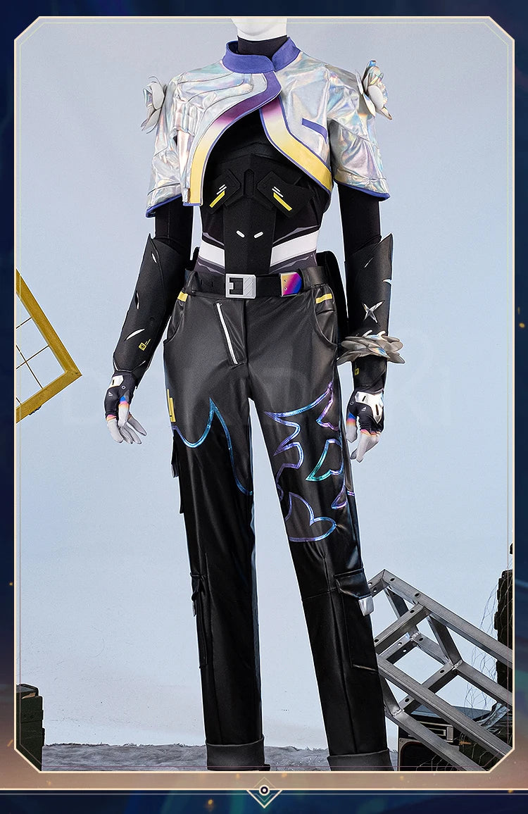 Vyse Cosplay Costume Game Cosplay【XS-3XL】DokiDoki-R Women Black Costume Vyse Halloween Cosplay Plus Size