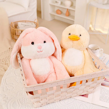 Funny Peek A Boo Frog Plushie Toy Stuffed Soft Bunny Hide Eyes Shiba Inu Dog Panda Crocodile Duck Toys for Kids Birthday Gift