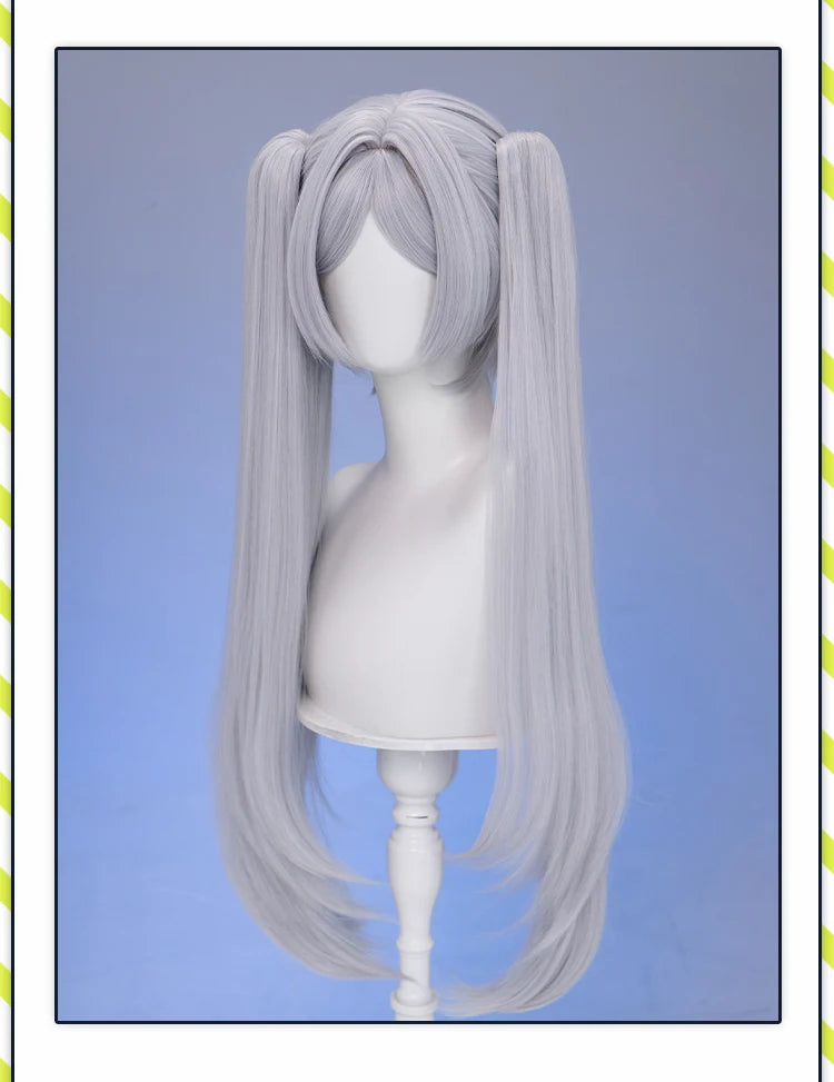 IN STOCK Frieren Wig Anime Frieren: Beyond Journey's End DokiDoki Frieren Cosplay Ear Clip Ears Free Cap