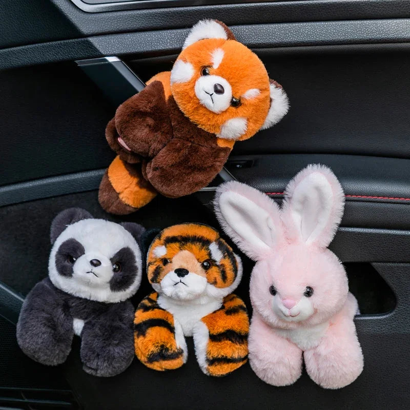 A Panda Doll Lying on Its Wrist in A Lap Lap, A Plush Toy Bracelet in Plush Stuffed Animal Kids Birthday Christmas Gift Stitch