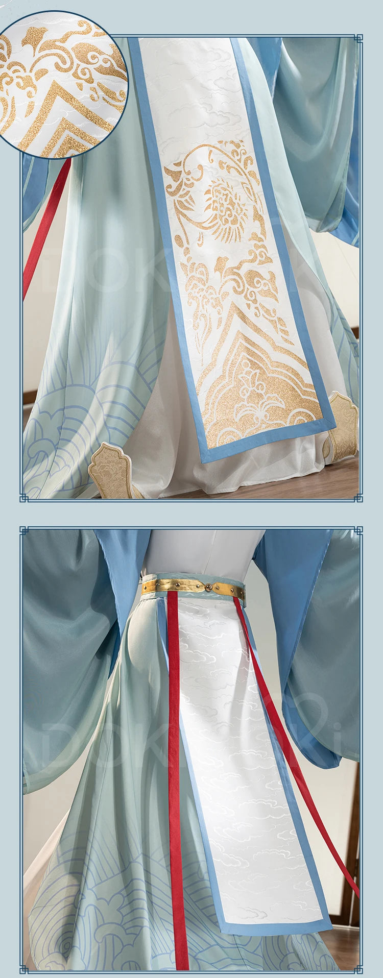 【Official】Xie Lian Cosplay Costume DokiDoki-SR Anime Heaven Official's Blessing Tian Guan Ci Fu Crown Prince