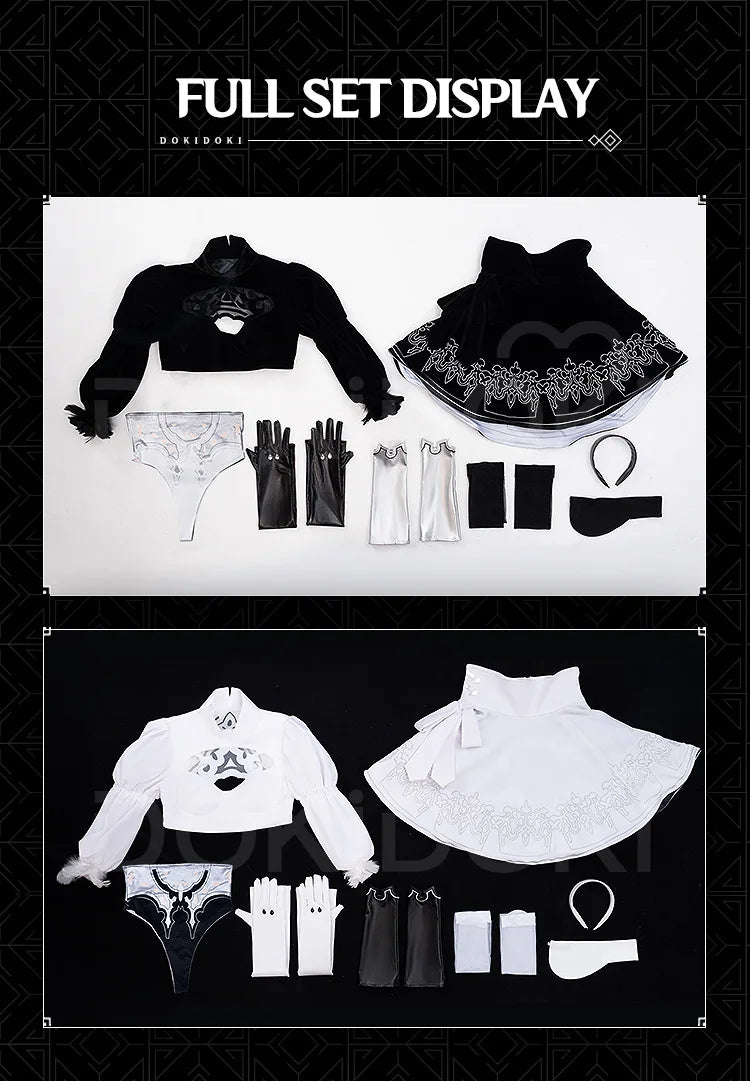 2B/2P Cosplay Costume Game Cosplay DokiDoki-SR Cosplay Female 2P Sexy Dress Costume Two Styles Women Cosplay Halloween