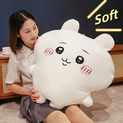 Very Soft Chiikawa Hachiware Usagi Back Cushion Big Size Cuddly Pillow Cartoon Stuffed Anime Sofa Bed Cushion Home Decor Gifts
