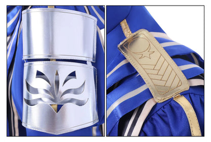 Honkai Star Rail Fate Saber Cosplay Costume Wig Dress Headwear Uniform Stocking Halloween Party for Women Girls Carnival iCoser