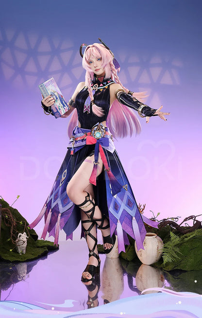IN STOCK Citlali Cosplay Luminous Costume Game Genshin Impact【S-3XL】DokiDoki-SR Natlan Citlali Wig Plus Size