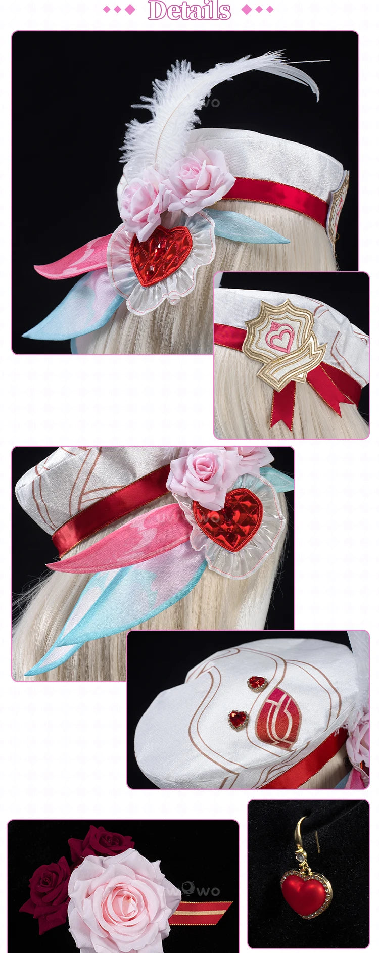 PRE SALE UWOWO Elysia Cosplay Game Honkai Impact 3: Elysia New Battlesuit "Hi♪ Love Elf" Cosplay Costume Halloween Costume