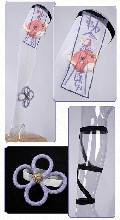 PRE SALE UWOWO Robin Cosplay Game Honkai Star Rail Fanart Robin Jiangshi Chinese Zombie Cosplay Costume Halloween Costume