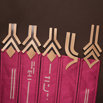 iCoser Arknights Exusiai The New Covenant Cosplay Costume Wig Uniform Luminous Headwear Halloween Party for Women Girls Carnival