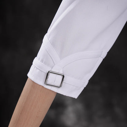 iCoser Arknights Exusiai The New Covenant Cosplay Costume Wig Uniform Luminous Headwear Halloween Party for Women Girls Carnival