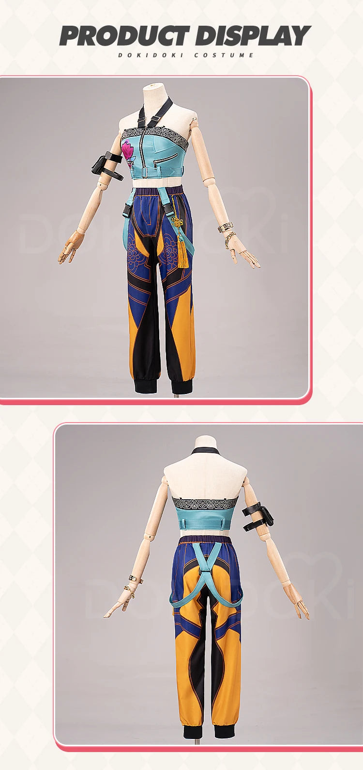 IN STOCK Rumii Zoeyy Miraa Cosplay Costume【XS-3XL】DokiDoki-N Women Yellow Suit Rumii Costume Halloween Cosplay How It's Done