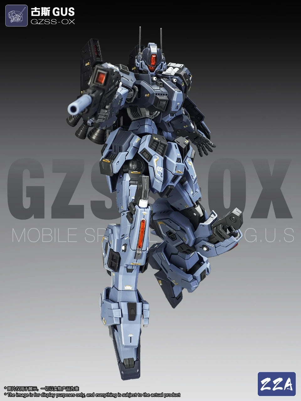 1/100 ZZZA GUS GZSS-OX Series Action Figure Mecha Warrior High Detail Detachable Assembly Model Collectible Toy Christmas Gifts