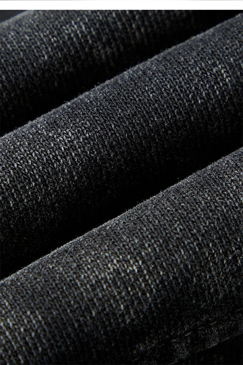 ZODF New Autumn Winter Batik Washed Cotton Sweatpants For Men Unisex Distressed Patchwork Loose 420gsm Sport Jogger Pants HY0724