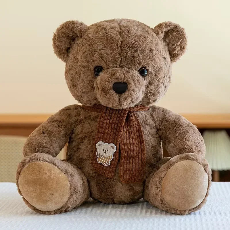 45cm Cute Cartoon Bixin Bear Series Plush Toys Stuffed Soft Animals Dressing Up Doll for Girls Kids Nice Surprise Birthday Gifts