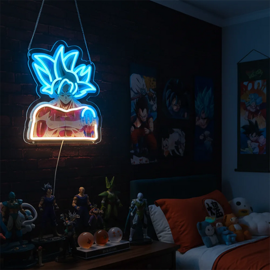 Custom Anime Acrylic Neon LED Light/Lamp Dragon Ball Z Artwork for Home Festival Decor Party Bar Hotel Salon Business Shop,Etc.