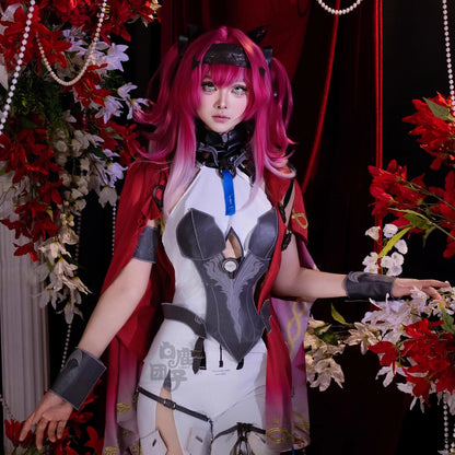 Wuthering Waves Lupa Cosplay Costume Wig Bodysuit Earrings Tail Headwear Halloween Party for Women Girls Carnival Props iCoser