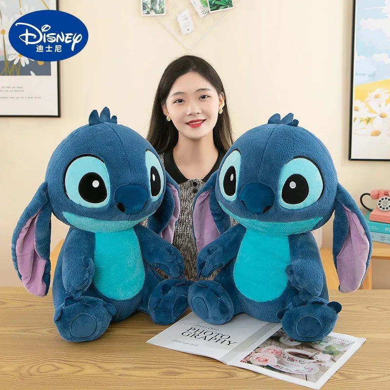 50/60/80cm Super Big Size Lilo & Stitch Disney Anime Plush Stuffed Doll Room Decor Large Plush Children's Pillow Holiday Gifts