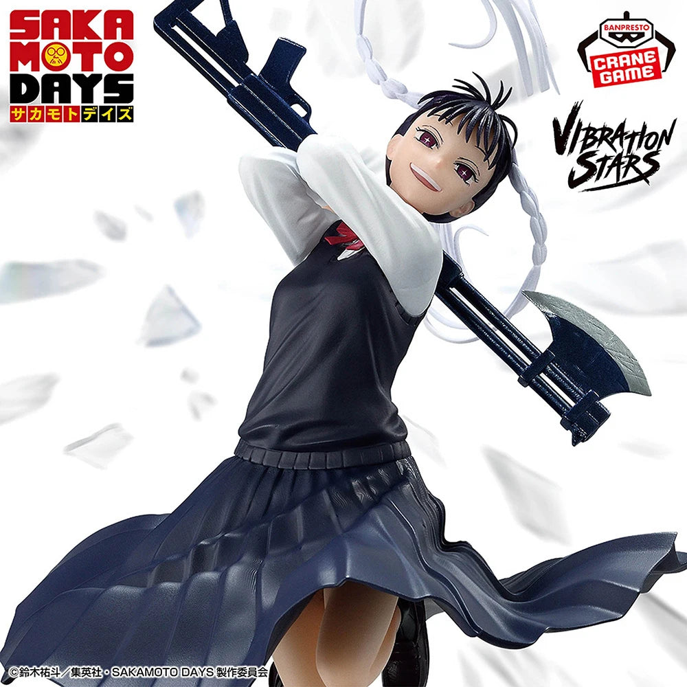 Banpresto Sakamoto Days Seba Mafuyu Toramaru Nao 14-18cm PVC Model