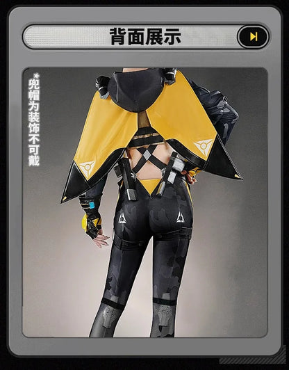 Zenless Zone Zero Trigger Cosplay Costume Wig Uniform Hairpin Obol Squad Halloween Party for Women Girls Carnival Props iCoser