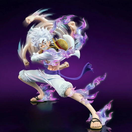 19cm/7.48in Anime One Piece Luffy Figure Gear 5 Luffy Action Figure Collection Model Toy Gift