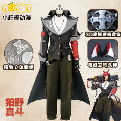 Zenless Zone Zero Komano Manato Cosplay Costume Set Polyester