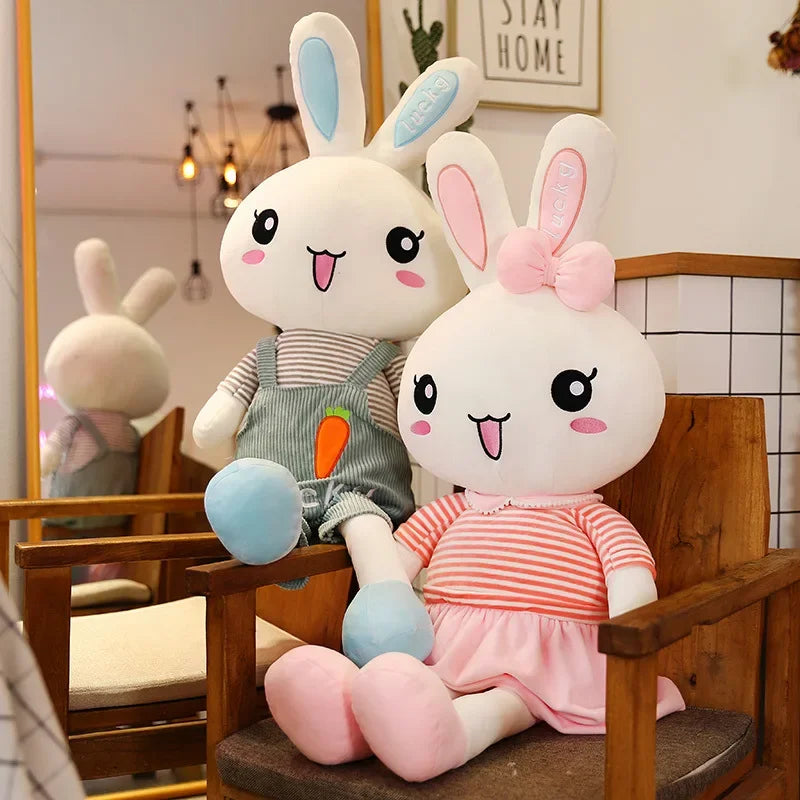 45-130cm Cute Long Legs Rabbit Plush Toy Stuffed Soft Animal Bunny Doll Baby Kids Toys Birthday Gift Christmas Present for Girl