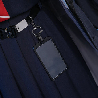 Wuthering Waves Chisa Cosplay Costume Wig Jacket Uniform Headwear Tattoo Sticker Socks Halloween Party for Women Girls Accessory