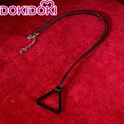 IN STOCK Makimaa Denjii Rezee Wig Anime Cosplay Dokidoki Women 35cm Purple Hair Rezee Cosplay Choker Demon Free Wig Cap