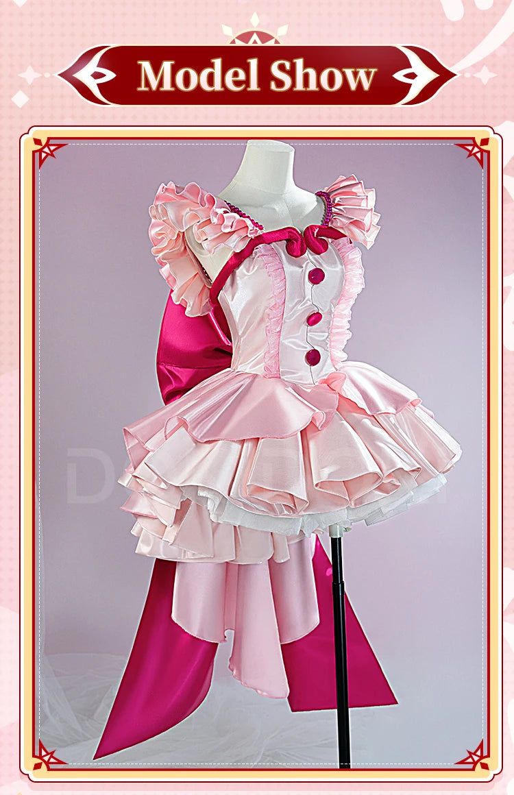 Nanami Ruchia Cosplay Costume Anime Mermaid Melody Pichi Pichi Pitch DokiDoki-R Women Cute Pink Costume Halloween