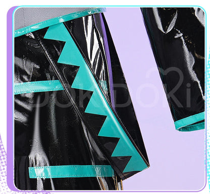 IN STOCK MIKUOO Cosplay Costume DokiDoki-R Mikuoo Cospaly Men Black Suit Costume Mikuu Christmas Cosplay