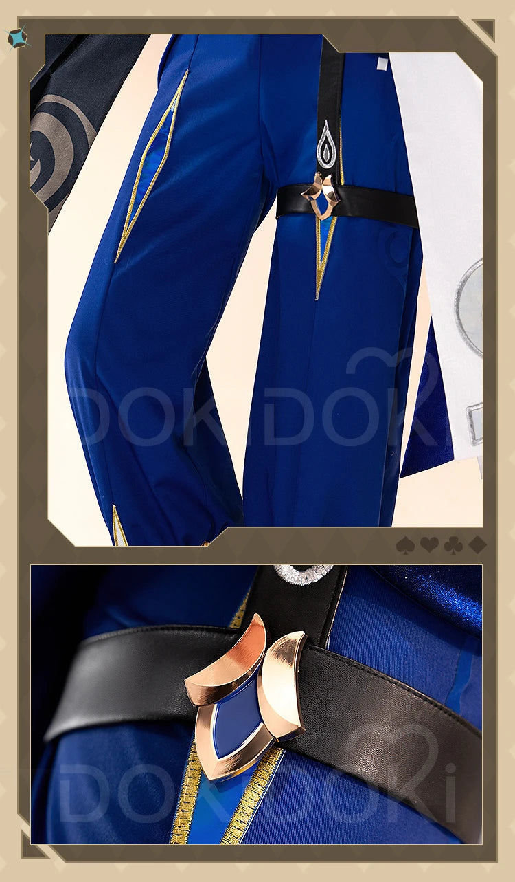 IN STOCK Dr. Ratio Cosplay Costume Game Honkai: Star Rail【S-3XL】DokiDoki-SR HSR Halloween Men Costume Veritas Ratio Plus Size