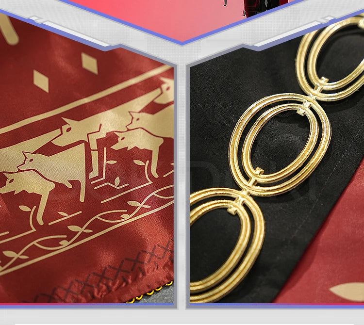 Lappland Saluzzo Cosplay Costume Game Arknights DokiDoki-SR Lappland Cosplay Wig Ears Women Halloween Costume Wig