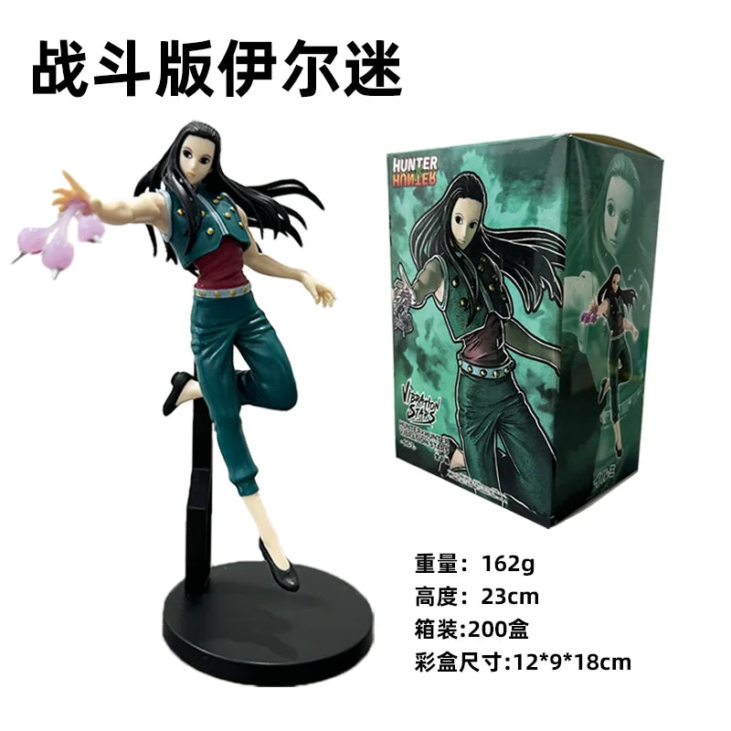 Anime HUNTER×HUNTER VIBRATION STARS Figure Illumi Zaoldyck Action Figure PVC Toys Gift Collection Hobbies Dolls Desk Decoration