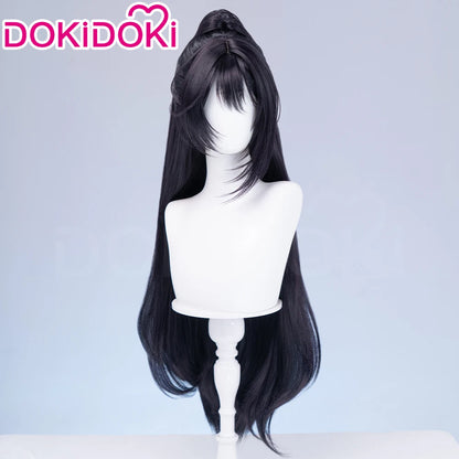 IN STOCK Rodion Ishmael Hong Lu Cosplay Wig Game DokiDoki Women Men 90cm Orange Black Long Hair Ishmael Cosplay Free Wig Cap