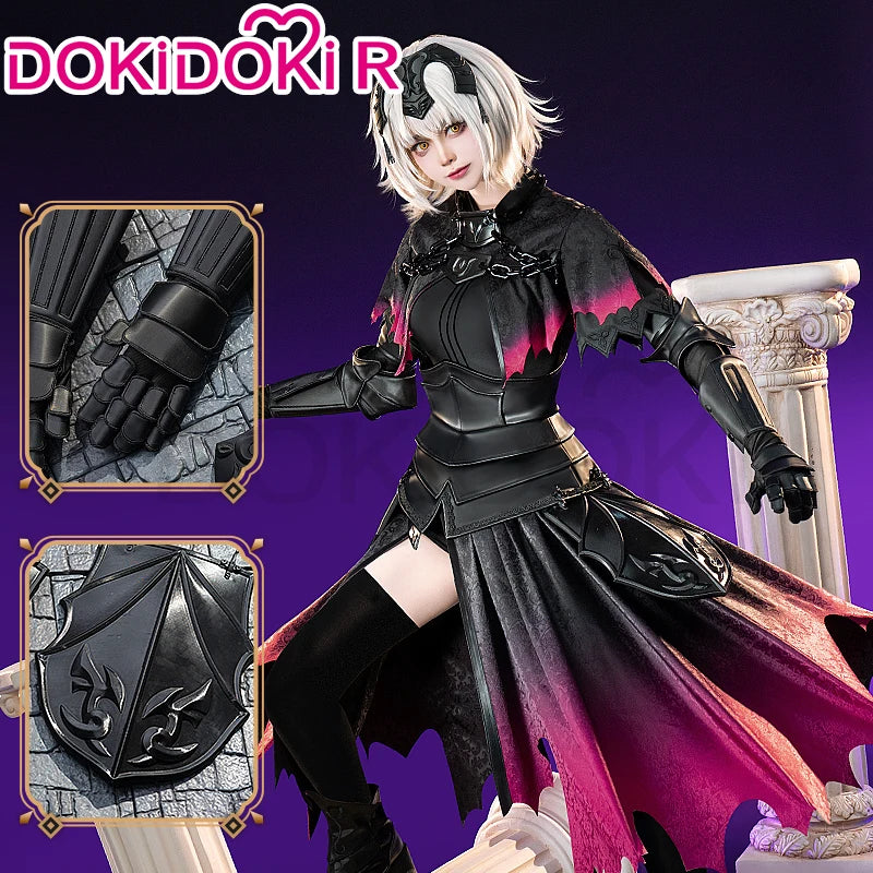 Alter Cosplay Costume Game Fate/Grand Order Cosplay DokiDoki-R FGO Women Jeanne d'Arc Alter Costume Halloween Armor