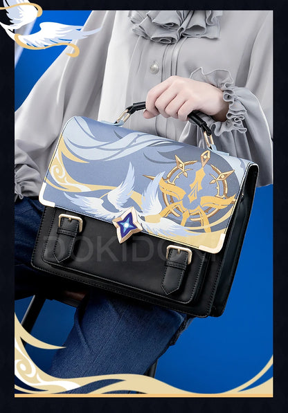 Sunday Elysia Doujin Bag Game Honkai Star Rail DokiDoki Sunday Cosplay Props School Bag HSR Itabag Halloween