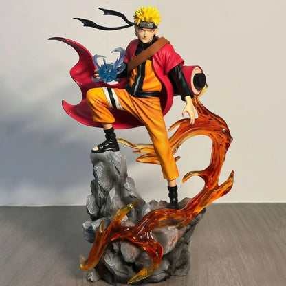 25cm Naruto Anime Figure Naruto Kakashi Action Figure Kawaii Sasuke Itachi Combination Figurine Decoration Collection Model Toy